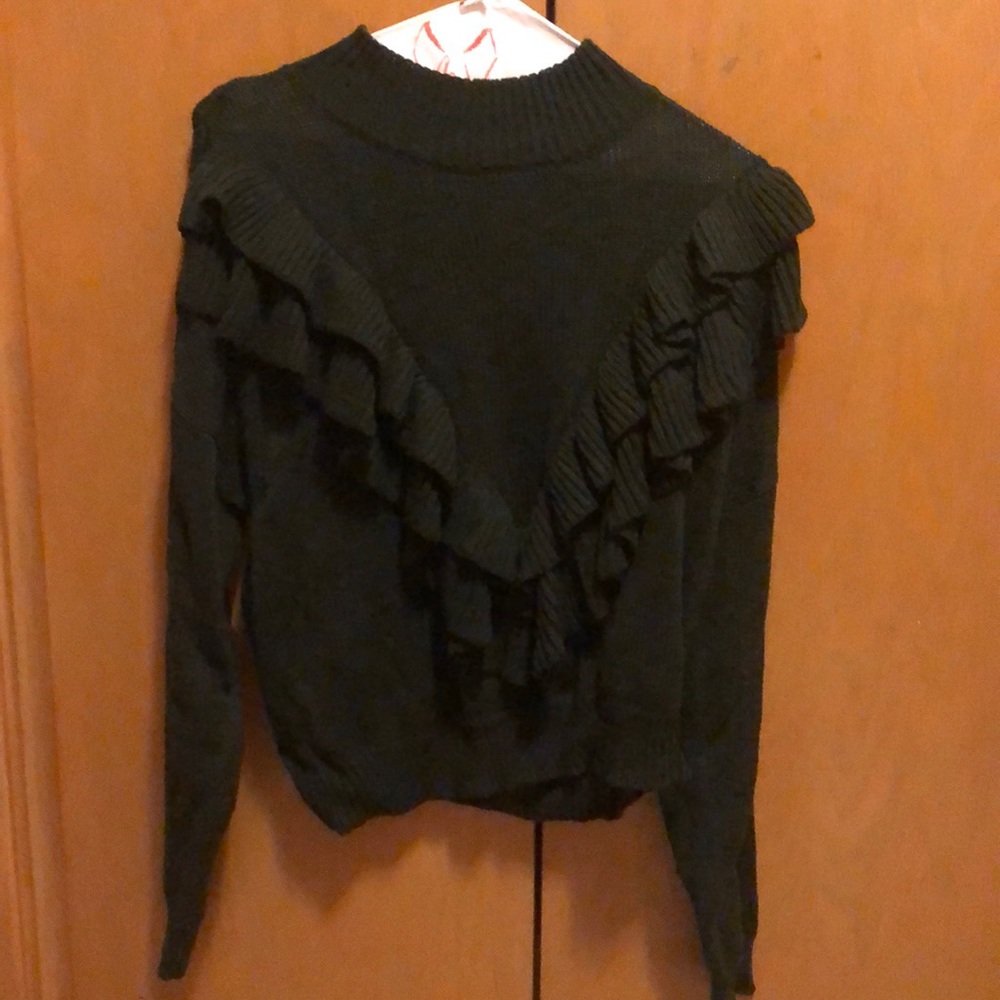 Olive green sweater